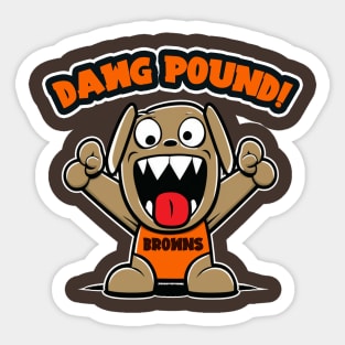 Dawg Pound Kids Sticker
